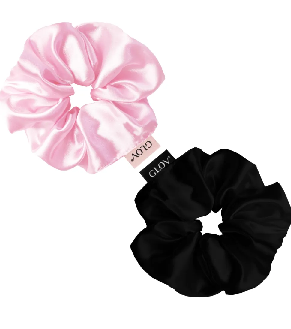 GLOV - Pack de 2 coleteros Satin Scrunchies talla S