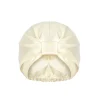 Gorro de satén anti-frizz para dormir - Beige