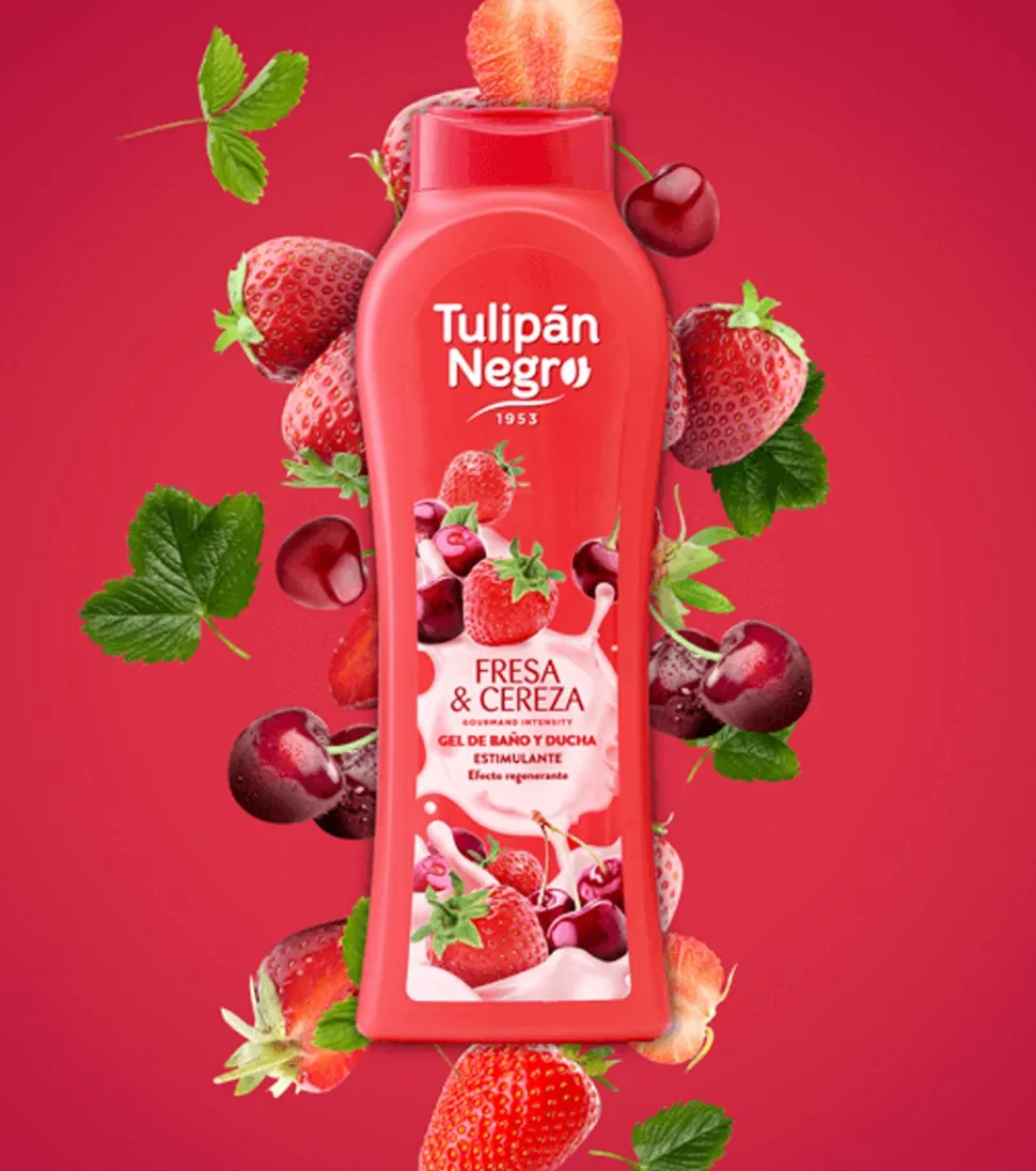 *Gourmand Intensity* - Gel de baño 650ml - Fresa & Cereza