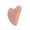 Gua Sha de cuarzo rosa