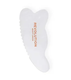 Gua Sha de jade - Blanco
