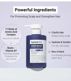 *Heimish RX* - Champú revitalizante Amino Biotin