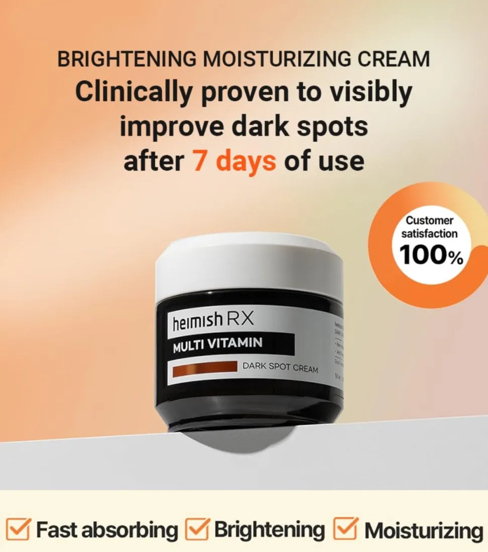 *Heimish RX* - Crema facial hidratante Multi Vitamin Dark Spot Cream