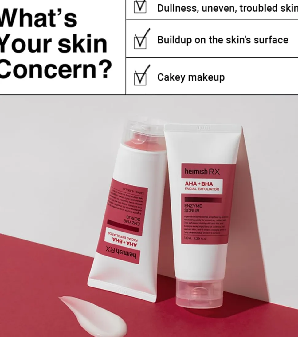 *Heimish RX* - Exfoliante facial AHA BHA - Piel con acné