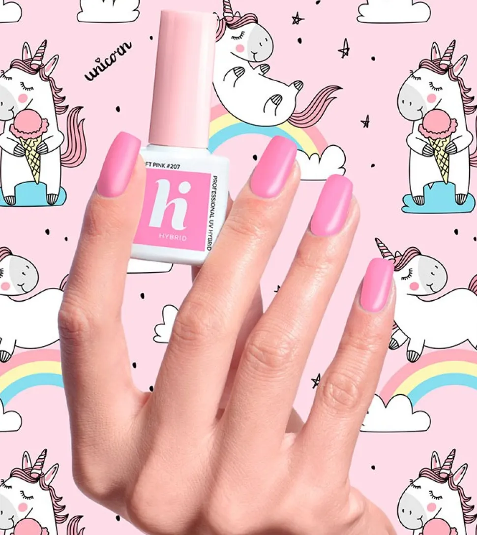 *Hi Unicorn* - Esmalte de uñas semipermanente - 207: Soft Pink