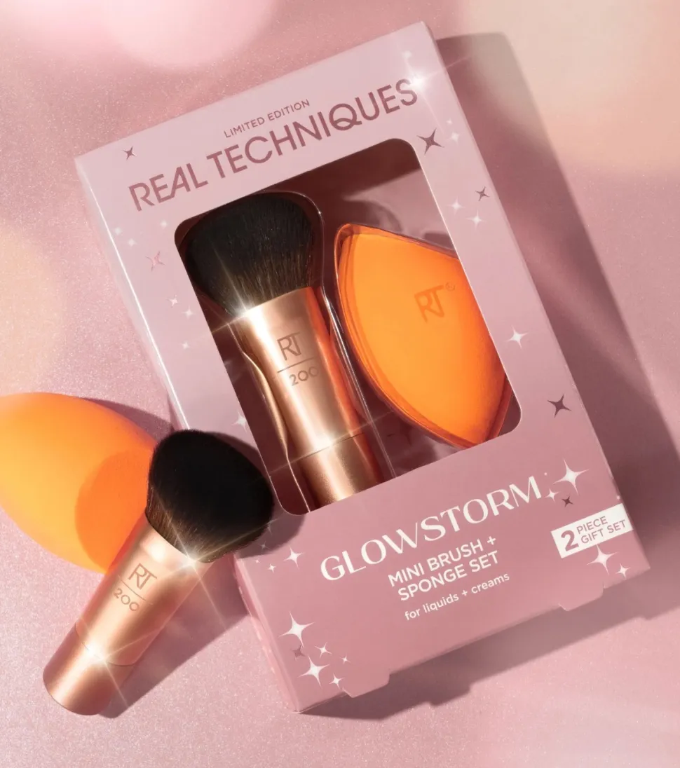 *Holidays 24* - Set mini brocha + esponja Glowstorm