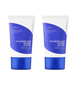 *Hyaluronic Acid* - Crema solar facial textura gel Hyaluronic Acid Watery - 2 unidades