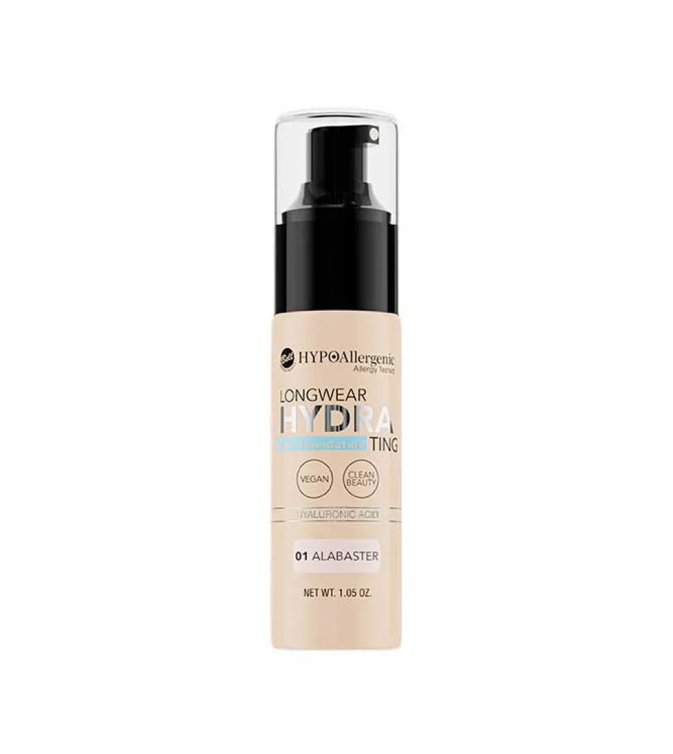 *Hydra* - Base de maquillaje hipoalergénica Long Wear - 01: Alabaster