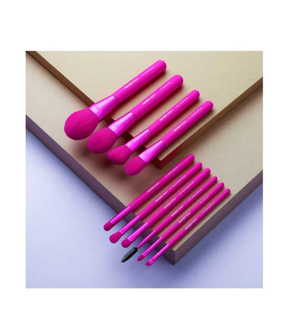 *Into You* - Set de brochas (10 piezas) - Magenta