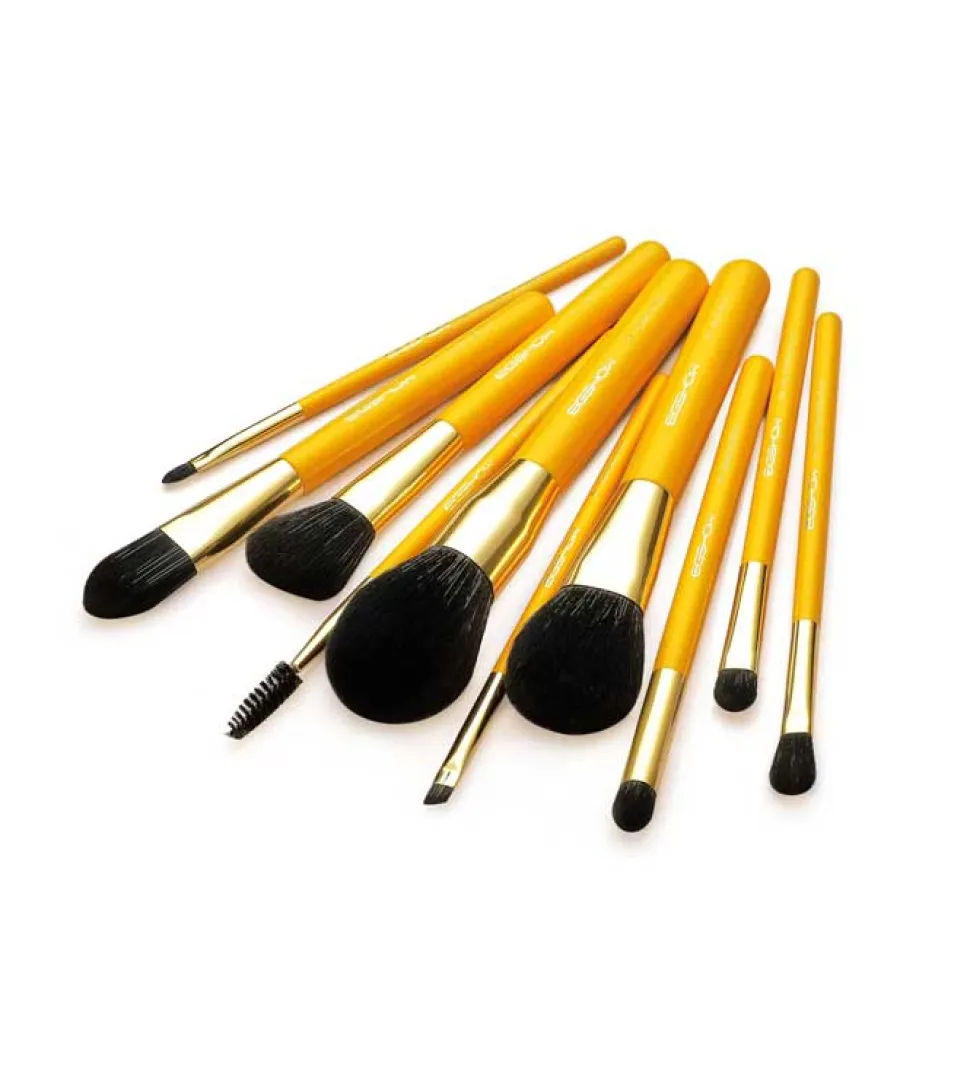 *Into You* - Set de brochas (10 piezas) - Amarillo