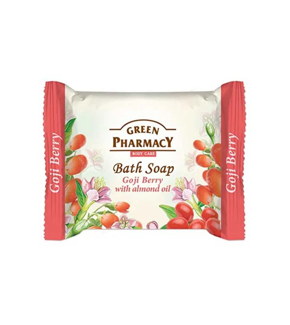 Jabón de baño en pastilla - Goji berry con aceite de almendra
