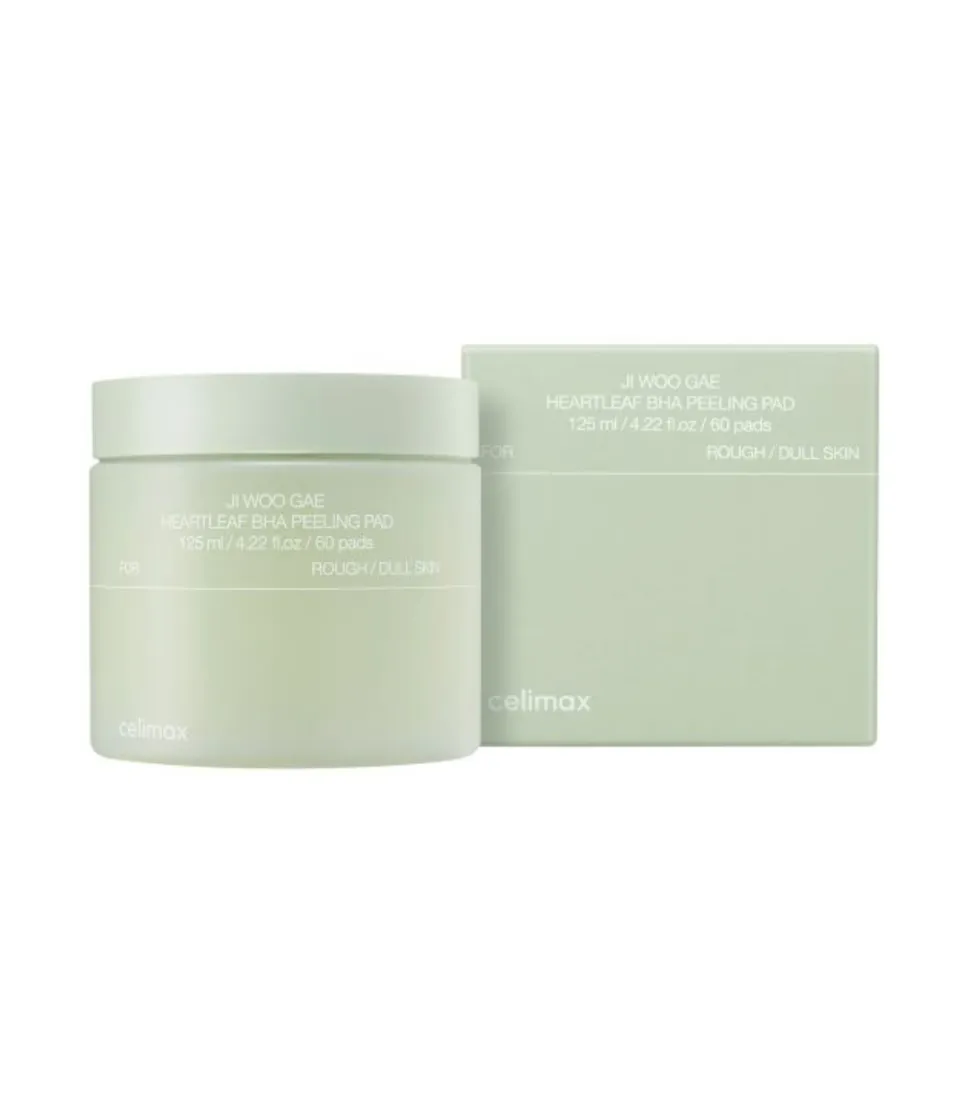 *Ji Woo Gae* - Almohadillas exfoliantes Heartleaf BHA