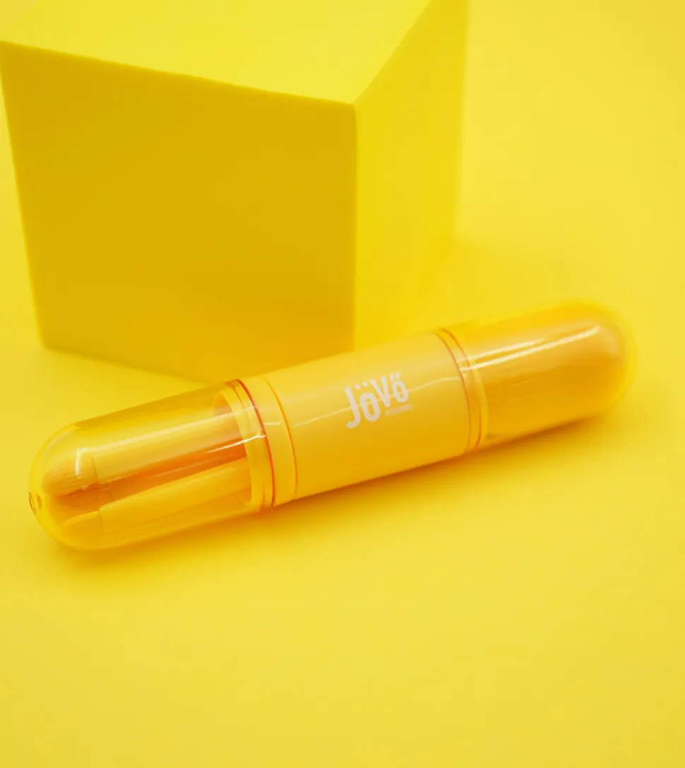 Jovo - Set de brochas de viaje 4 en 1