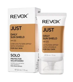 *Just* - Protector solar diario SPF50+ con vitamina E para piel grasa