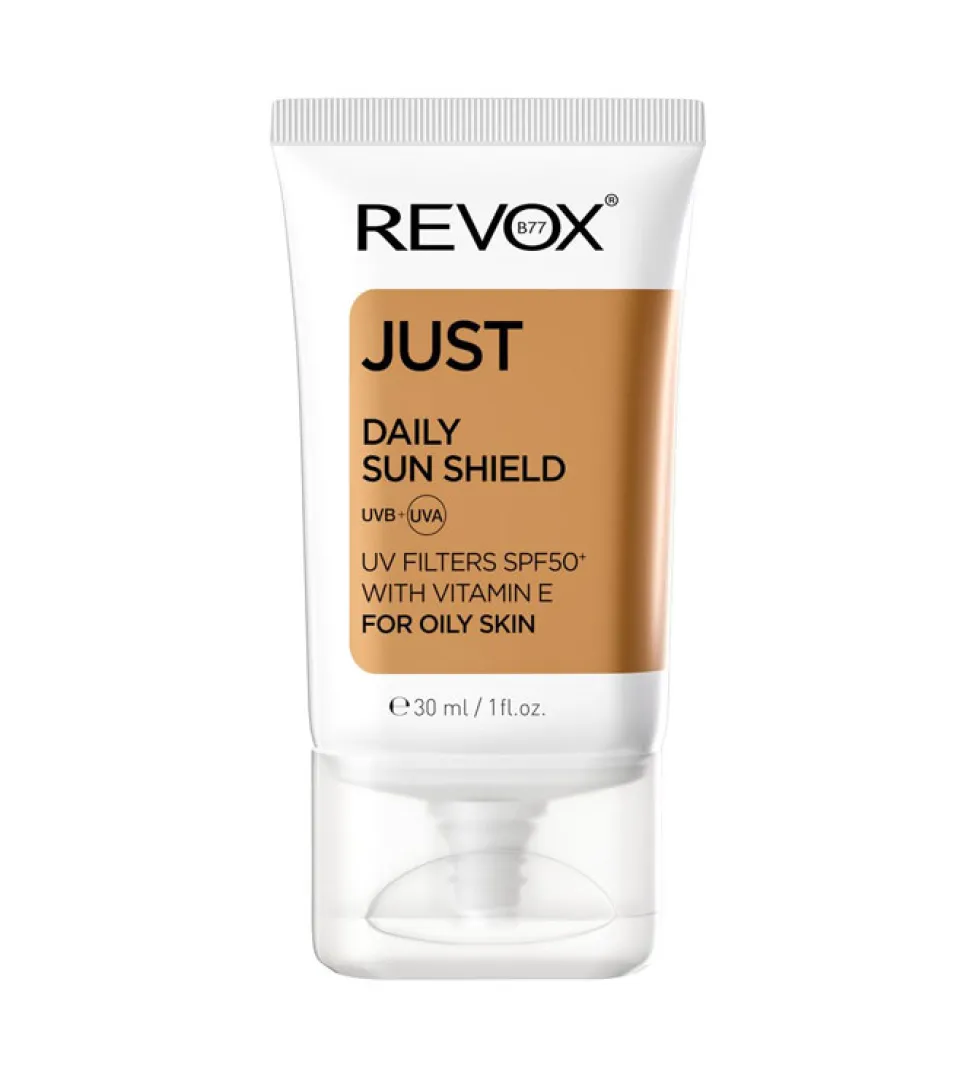 *Just* - Protector solar diario SPF50+ con vitamina E para piel grasa
