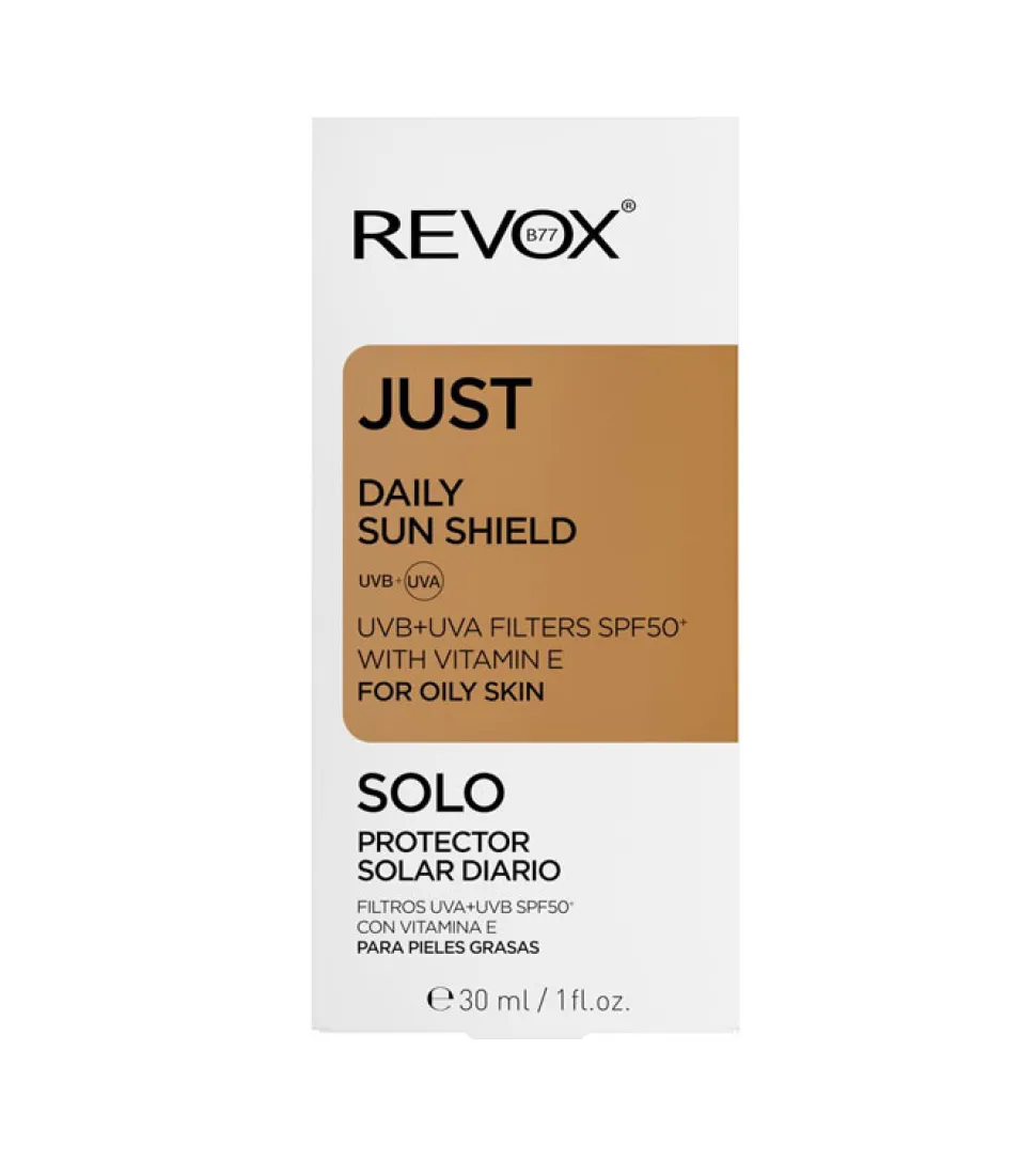 *Just* - Protector solar diario SPF50+ con vitamina E para piel grasa