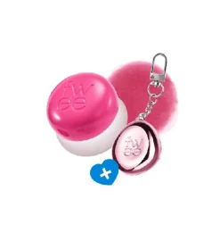 *Keyring* - Bálsamo con color para labios y mejillas con llavero Pudding Pot - PK04: Crush