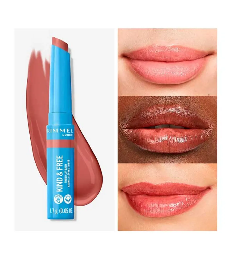 *Kind & Free* - Bálsamo labial Tinted Lip Balm - 02: Apricot beauty