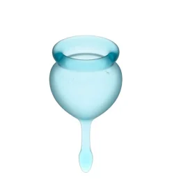 Kit de copas menstruales Feel Good (15 + 20 ml) - Azul Claro
