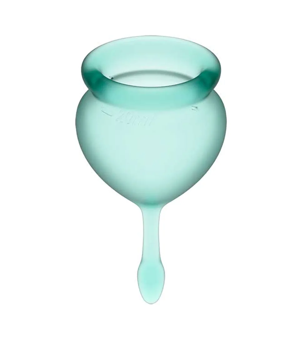 Kit de copas menstruales Feel Good (15 + 20 ml) - Verde Oscuro