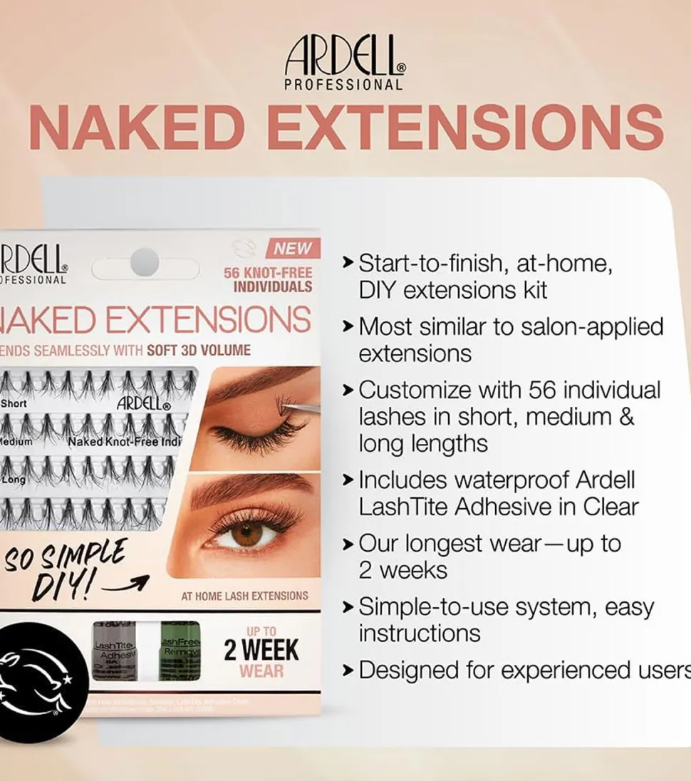 Kit de extensiones de pestañas Naked Extensions