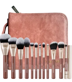 Kit neceser con 13 brochas Vegan Brushes