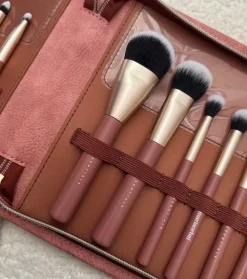 Kit neceser con 13 brochas Vegan Brushes