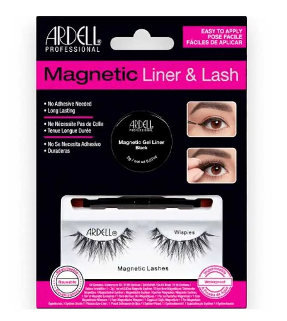 Kit pestañas postizas y delineador Magnetic Liner & Lash - Wispies