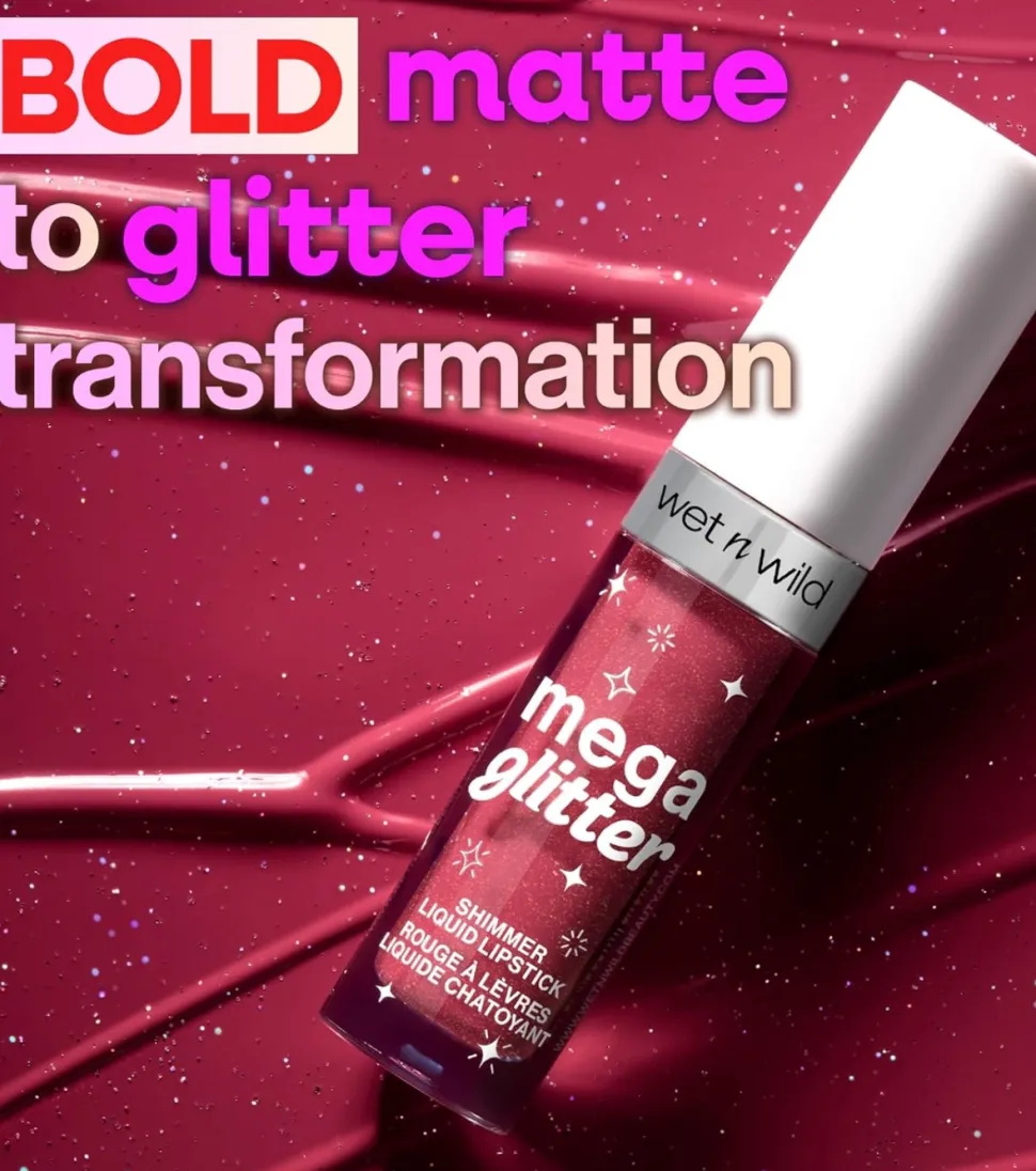 Labial líquido con shimmer Mega Glitter - Pink Future