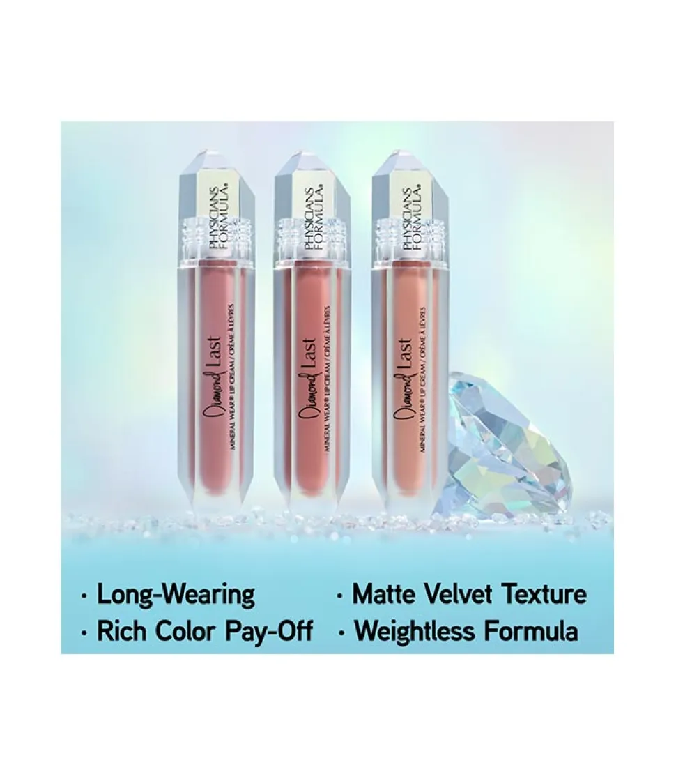 Labial mate Mineral Wear Diamond Last - Rose Quartz