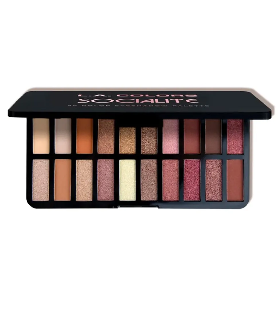L.A Colors - Paleta de sombras de ojos - Socialite