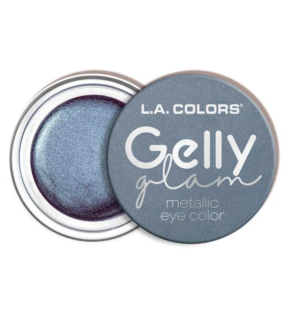 L.A Colors - Sombra de ojos en crema Gelly Glam Metallic - CES288 Blue Lightning