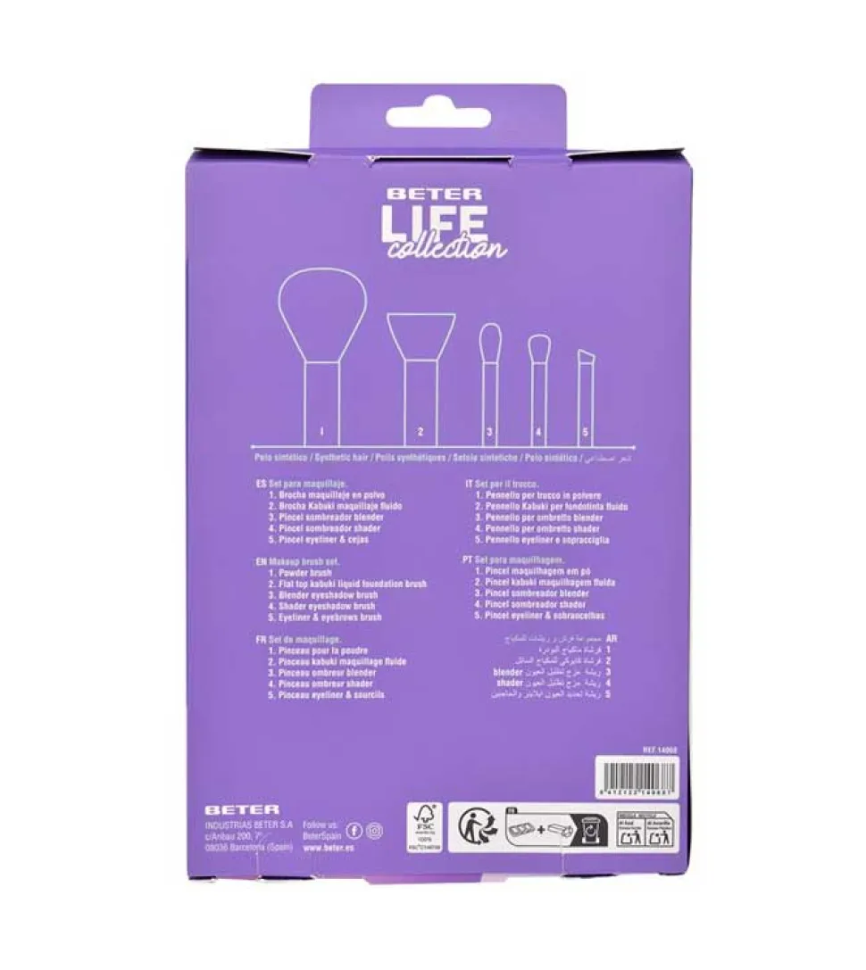 *Life Collection* - Set de brochas Make Up
