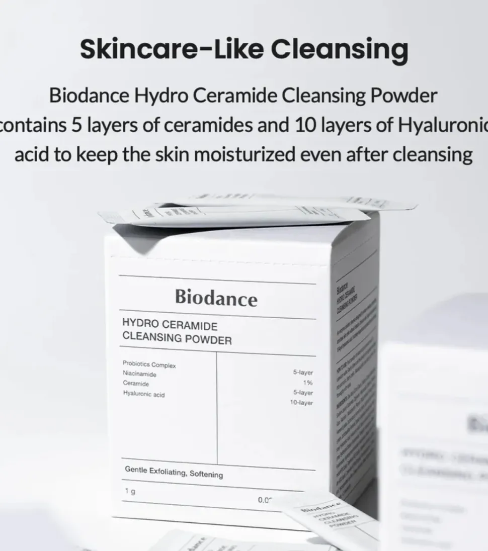 Limpiador facial en polvo Hydro Ceramide