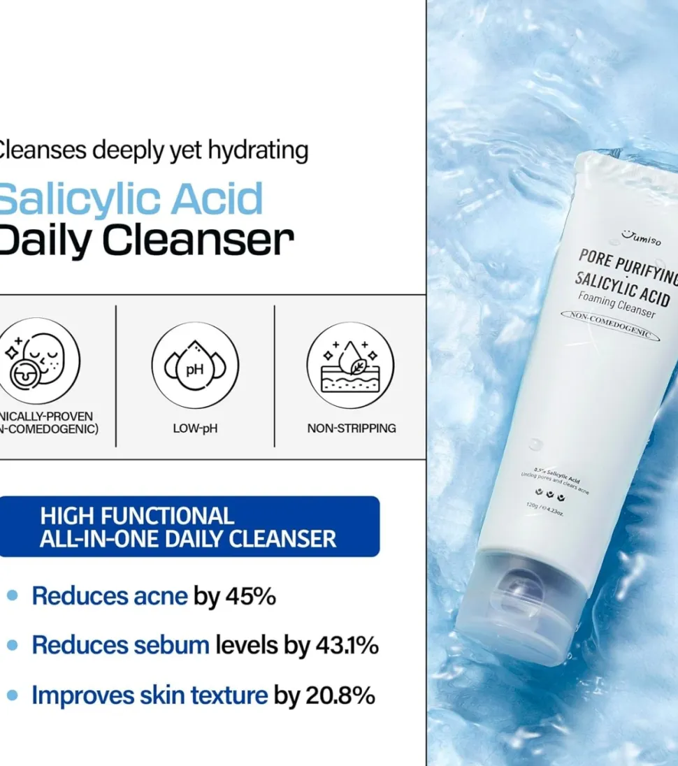 Limpiador facial para poros Pore-Purifying Salicylic Acid