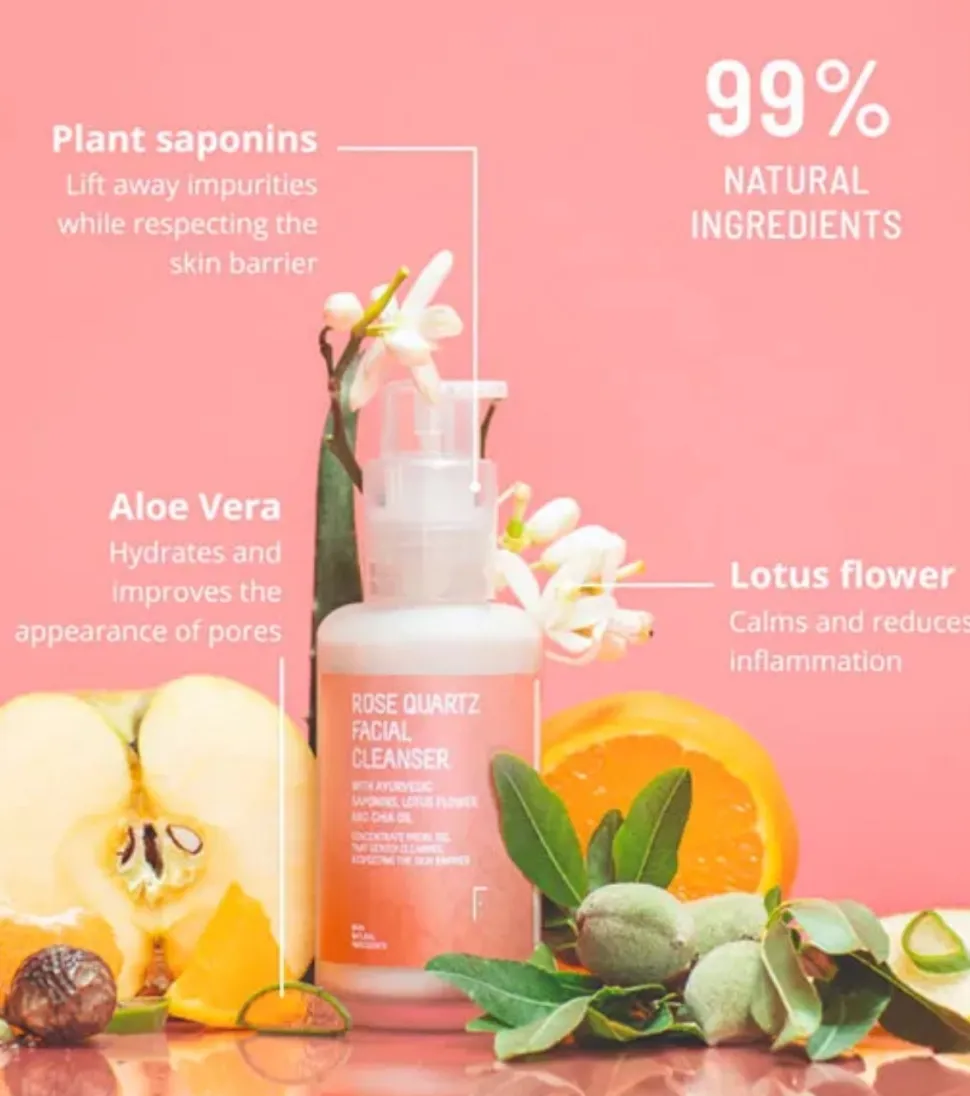 Limpiador facial Rose Quartz 100ml