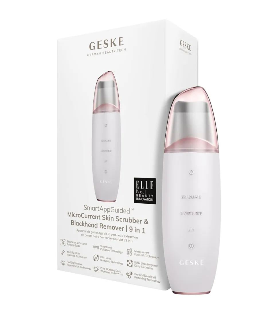 Limpiador MicroCurrent Skin Scrubber & Blackhead Remover 9 en 1 - White Rose Gold
