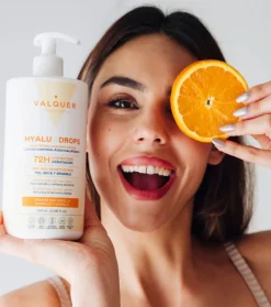 Loción corporal hidratante 72h Hyaludrops - Naranja y Vainilla
