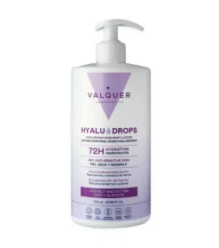 Loción corporal hidratante 72h Hyaludrops - Coco y Algodón