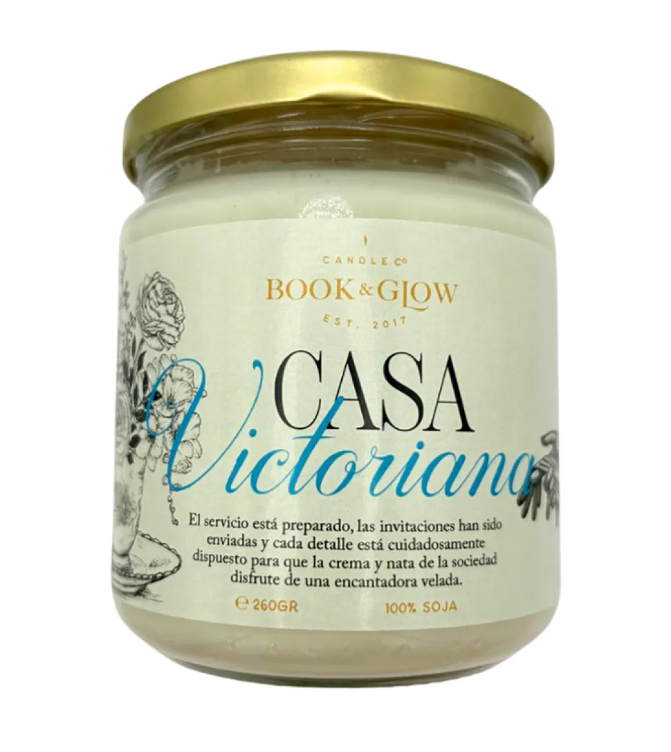 *Los Archivos* - Vela de soja - Casa Victoriana