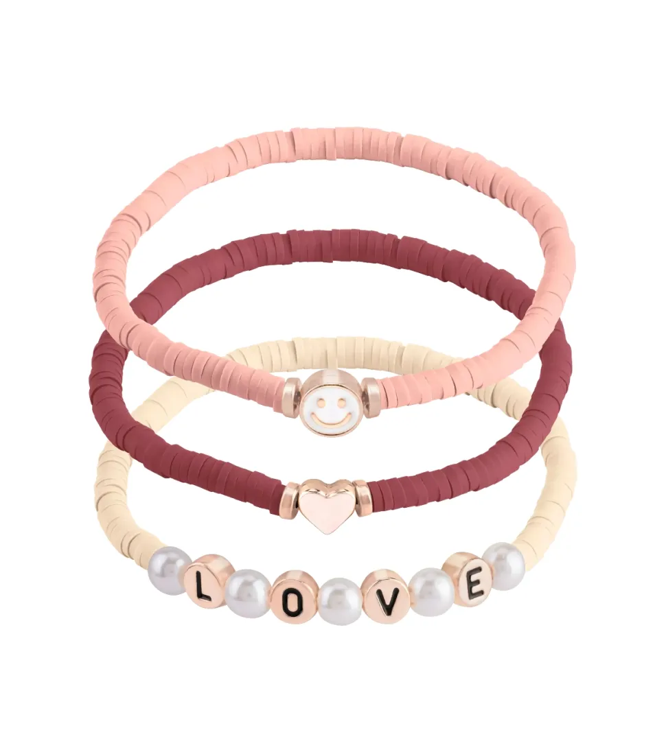 *Love It A Choco'lot* - Trío de pulseras