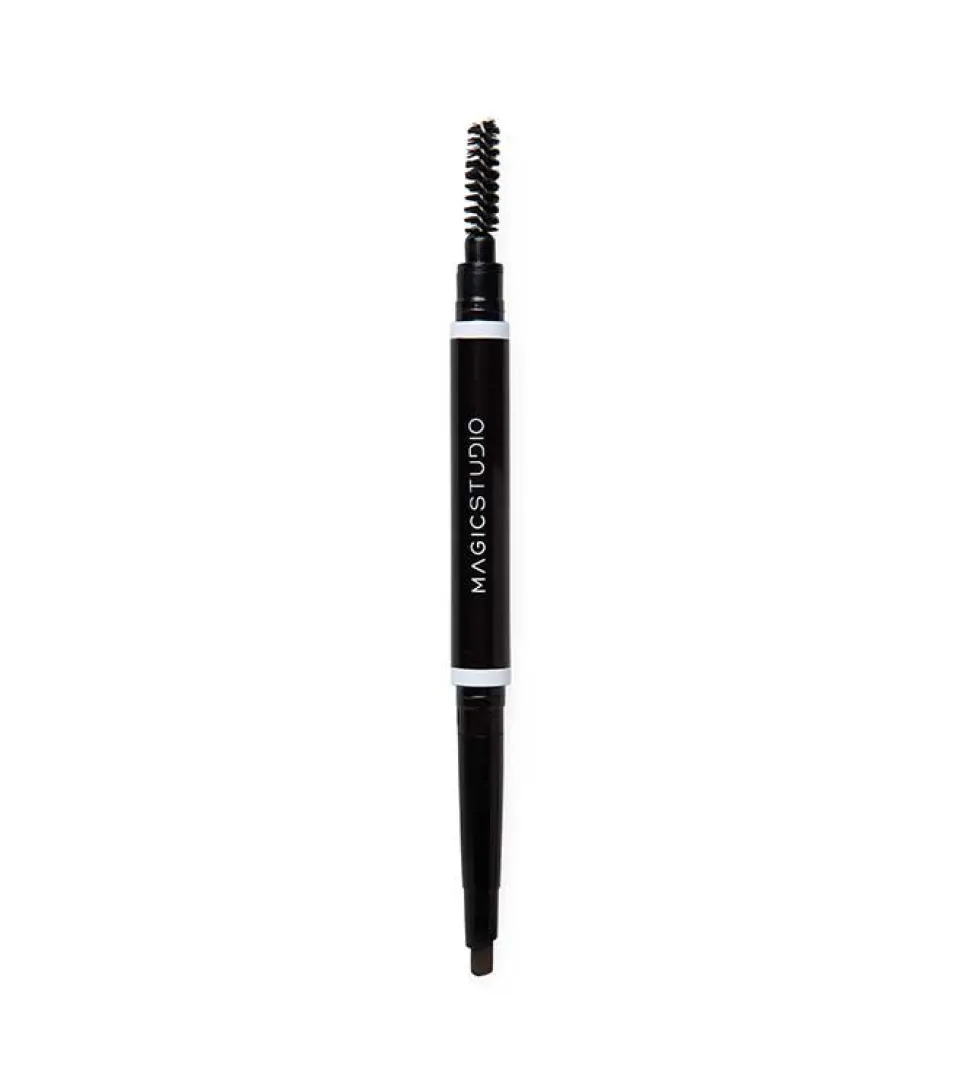 Lápiz de cejas automático Double Eyebrow - Dark brown