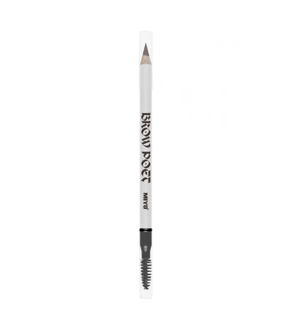 Lápiz de cejas con cepillo Brow Poet - 03: Dark Truffle