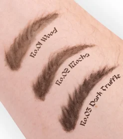 Lápiz de cejas con cepillo Brow Poet - 03: Dark Truffle