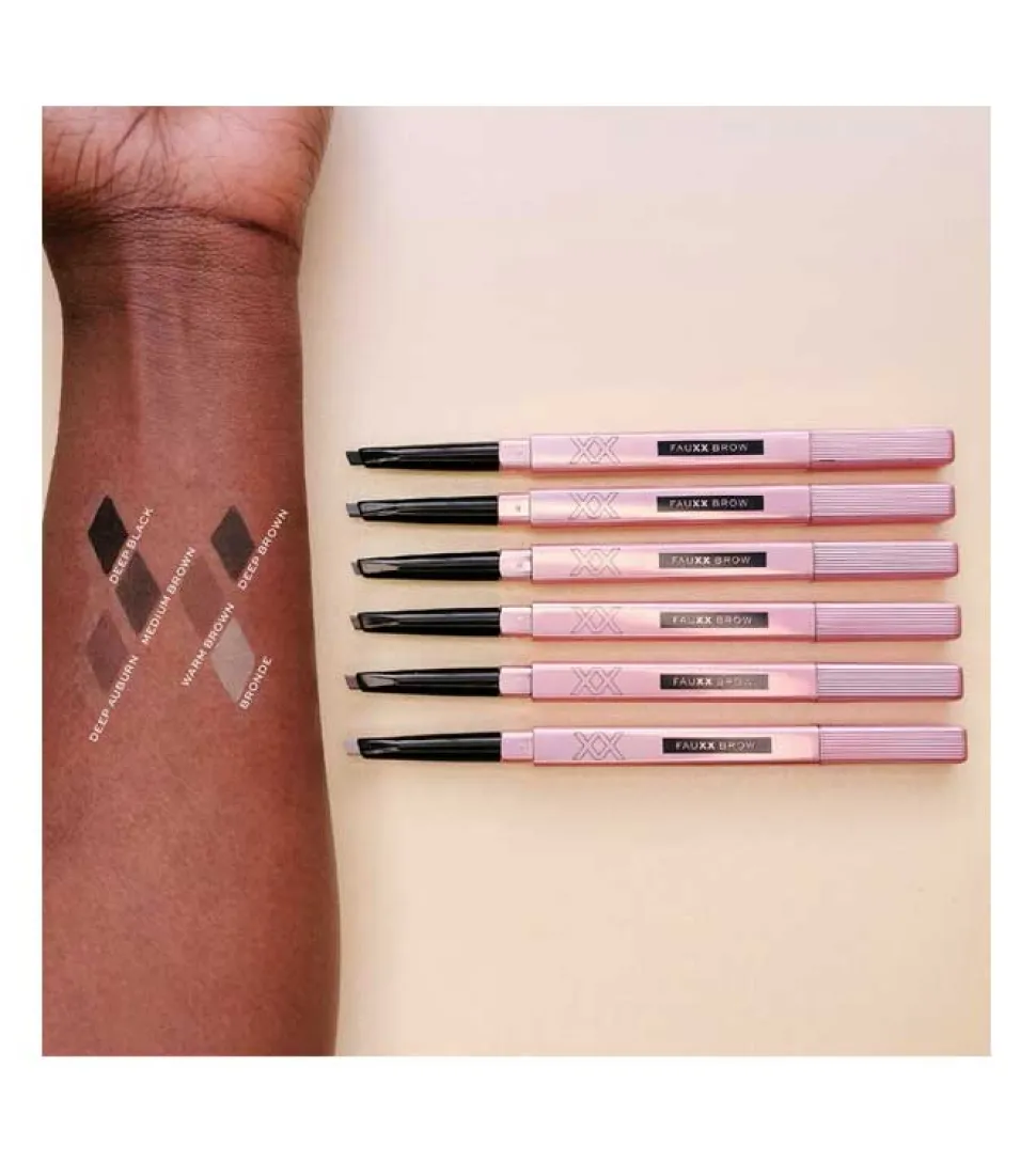 Lápiz de cejas Fauxx Brow - Deep Auburn