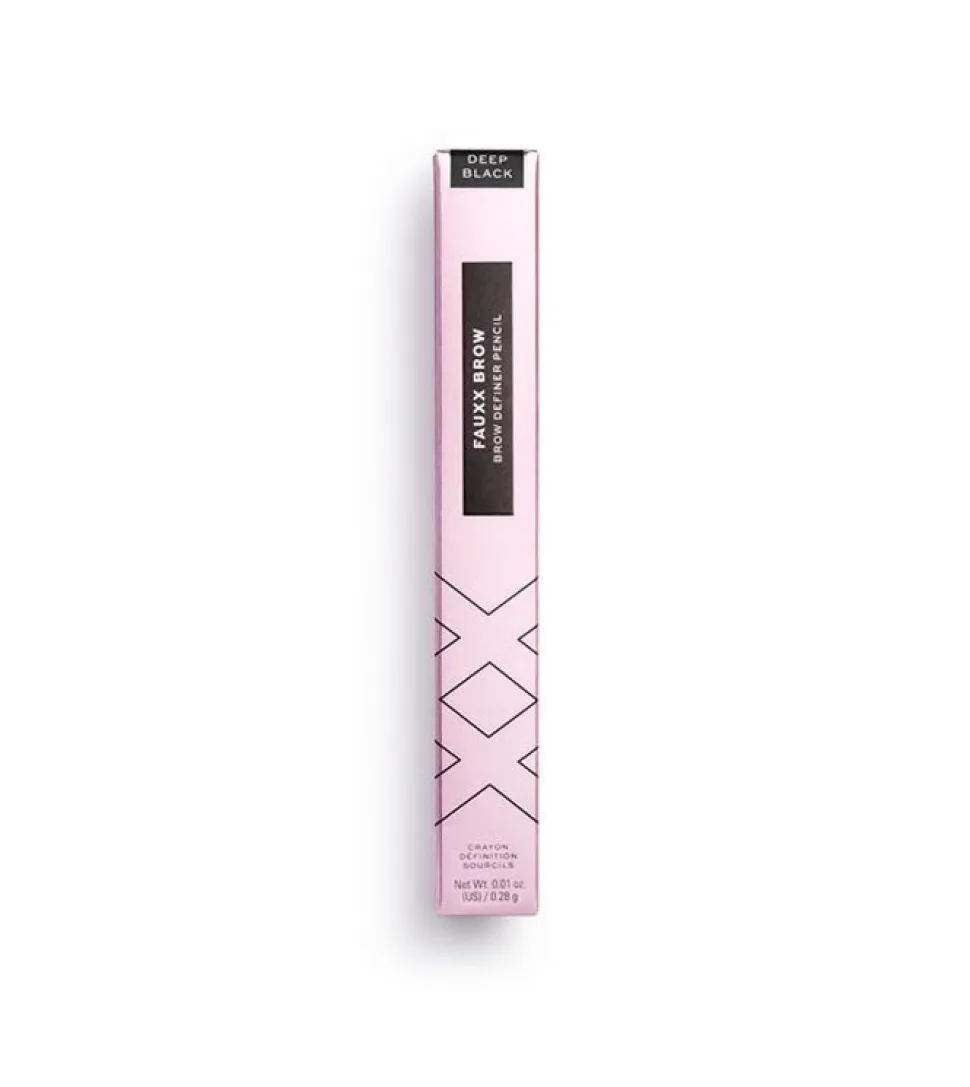 Lápiz de cejas Fauxx Brow - Deep Black