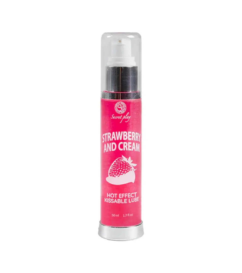 Lubricante efecto calor - Fresas con nata