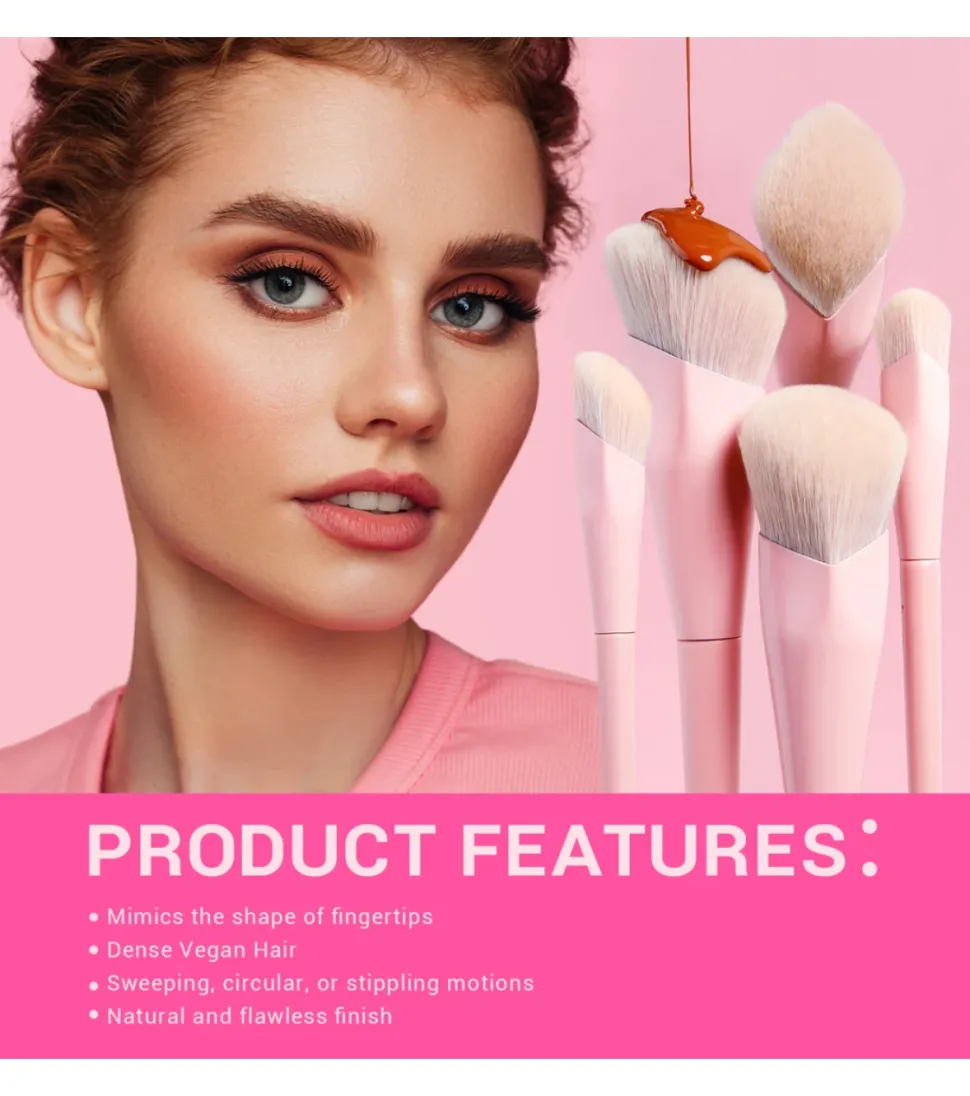 *Makeup Lover Collection IV* - Set de 14 brochas - Crystal Pink