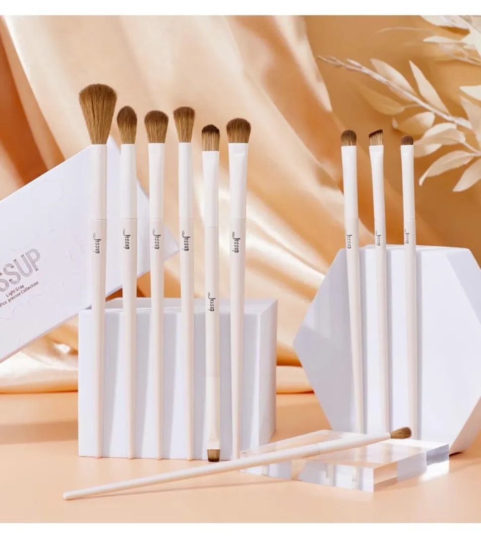 *Makeup Lover Collection* - Set de pinceles 10 piezas - T330: Light Gray