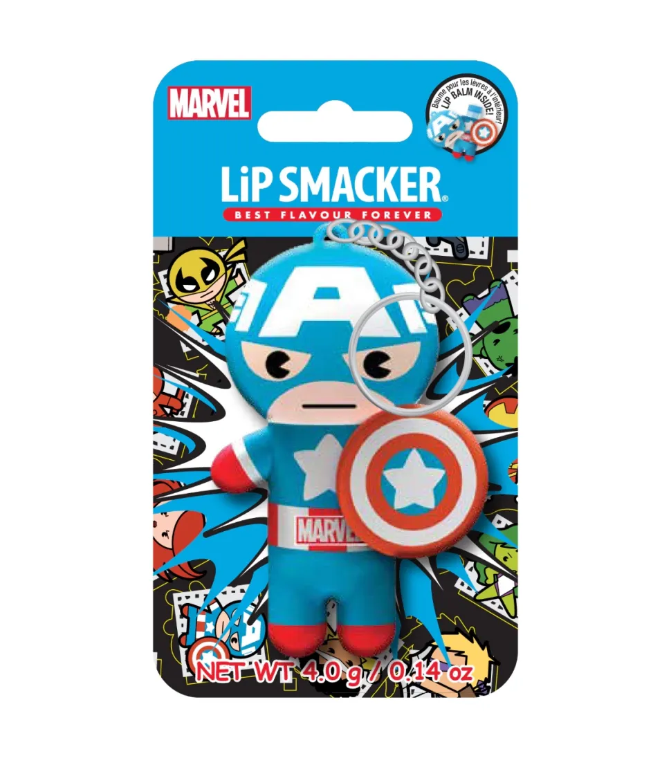 *Marvel* - Bálsamo labial y llavero Capitán América